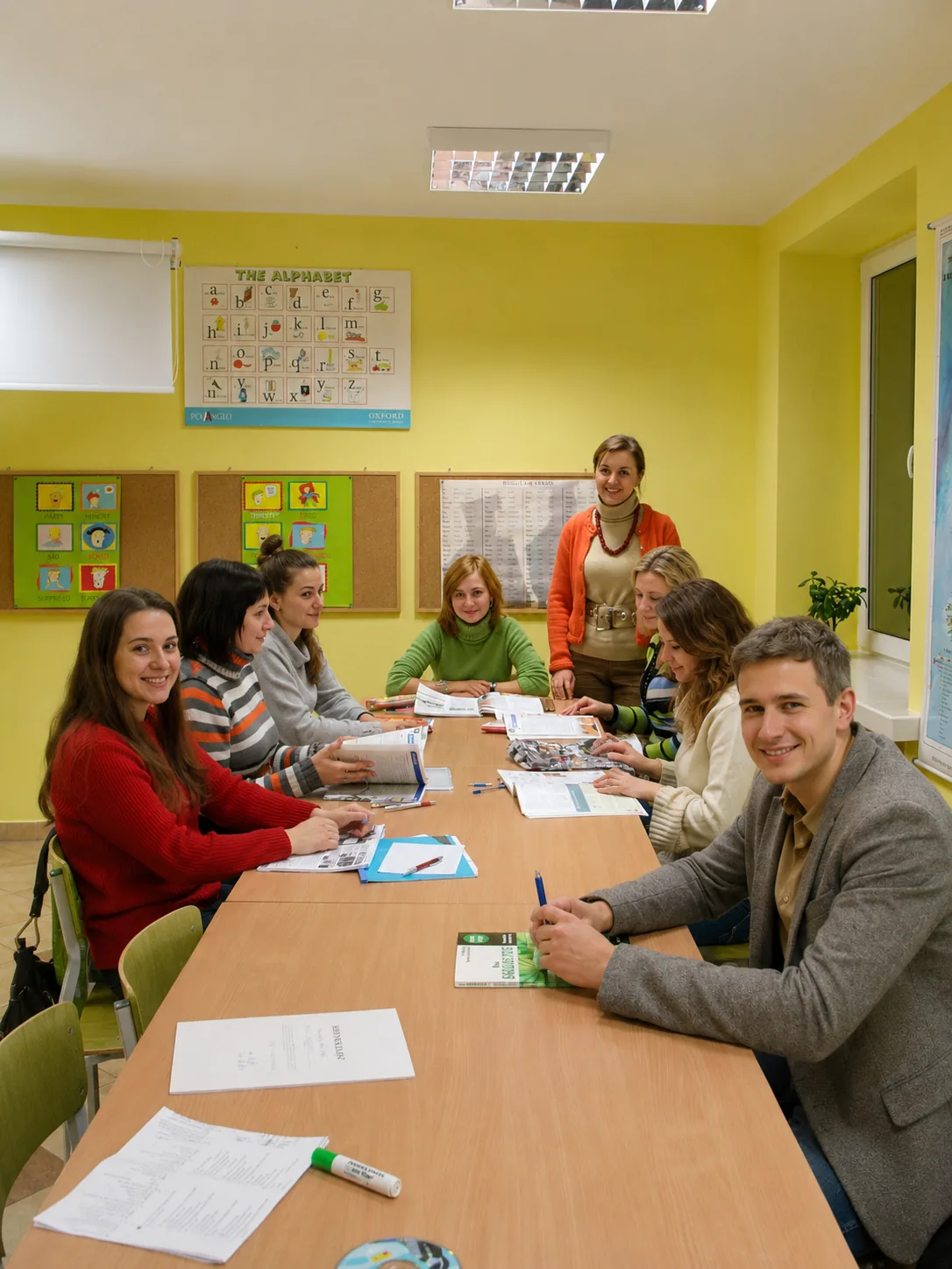 Dorośli na zajęciach językowych w English Colours - kurs grupowy